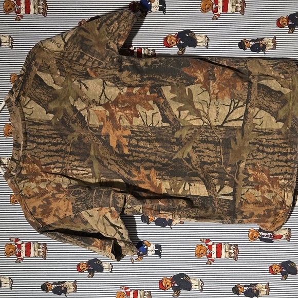 Vintage Nebraska Huskers Camouflage Shirt Boggy Creek Camo - Picture 8 of 11